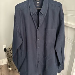 Navy cotton shirt slim fit